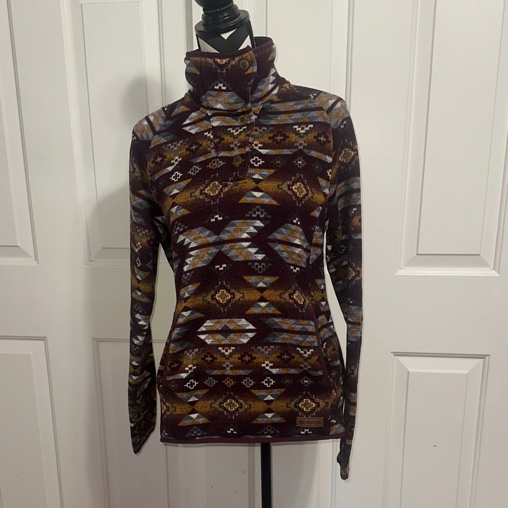 Sherpa Adventure Gear Aztec Patterned Pullover Sweater